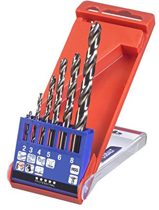 Kwb HSS-E Metallbohrer-Satz – Bohrer-Set, 6-teilig Mit Cobalt-Legierung