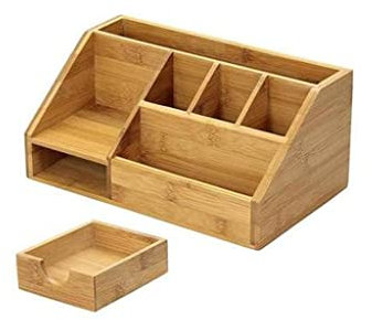 BONOOL Schreibtisch-Aufbewahrungsbox, Schreibwaren-Organizer, Briefständer, Notizen, Stifthalter, Kosmetik-Aufbewahrungsbox, Bleistifthalter, Büro-Aufbewahrung
