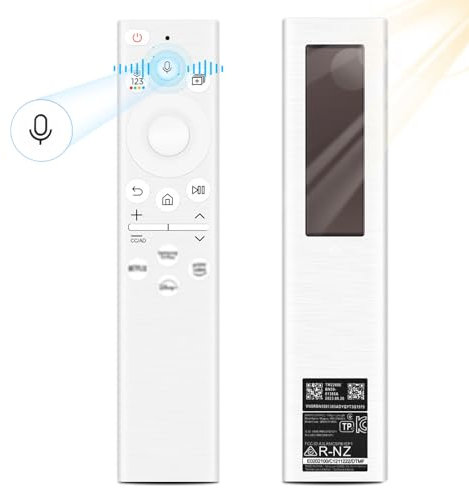 Télécommande de Rechange Samsung BN59-01391A - Chargement Solaire - Télécommande Vocale Universelle pour Smart TV 2021-2022
