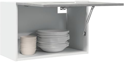 Générique Armoire Suspendue Lyon Gris béton 60x31x40 cm Aggloméré,Armoires & Meubles de Rangement,Meubles de cuisine-856115