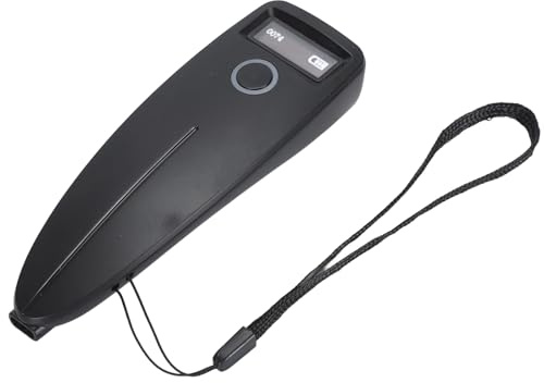 Asixxsix Scanner di codici a barre Bluetooth, batteria ricaricabile da 1100 mAh, scanner di codici a barre wireless, antiurto, 3 tipi di connessione, di a QR