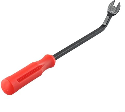 Pince en acier pour retirer les panneaux de porte automobile - Pince en acier pour tapisserie d'ameublement - Tirette de clou - Avec poignée confortable - 225 mm