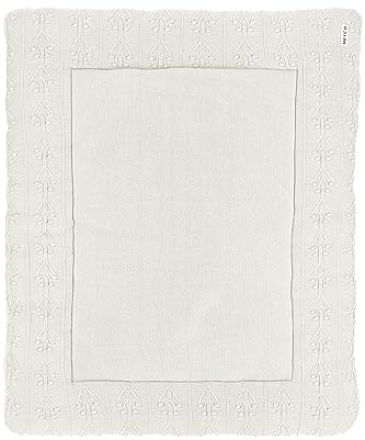 MEYCO Baby Laufgittereinlage 77x97cm Romantic Flower Baumwolle Cremeweiß