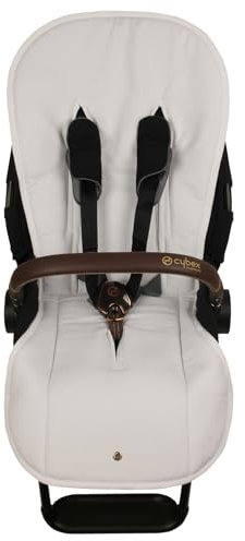 TititNins© - Colchoneta Silla Paseo para Cybex Priam y Mios Platinum 2025 | Acolchado Extra Confortable | 100% Algodón | PIQUE BLANCO