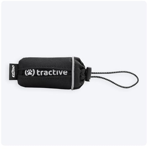 tractive Dog Tracker Pouch. Securely Attach Your Dog GPS to Your Dog's Collar (w/Velcro Straps)