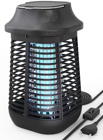 Myggavvisande lampa 4 200 V, 15 W UV, används för att döda myggor och andra flygande insekter, lämplig för inomhus- och utomhusbruk