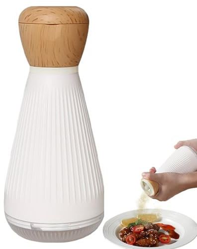 Yianyal Pepper Mill - Peppercorn Grinder Salt Pepper Crusher,Kitchen Gadget, Refillable Black Pepper Grinder, Salt Shaker, Salt and Pepper Mill for Dried Chili Peppers