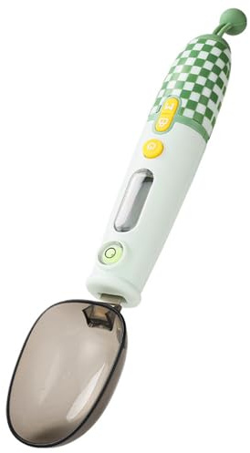 Cucchiaio dosatore digitale, cucchiaio dosatore elettronico da 0,1 g con testa staccabile e schermo LCD, capacità massima 500 g, tazza digitale, cucchiai