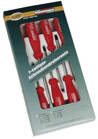Brüder Mannesmann Schraubendrehersatz, 7-teilig | M 1190-07-GS
