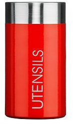 New Red Liberty Enamel Tea Coffee Sugar Bread Biscuit Pasta Cake Utensil Storage Canisters