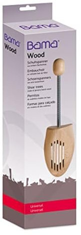Bama Wood Schuhspanner - aus echtem Buchenholz (46/48, Braun)