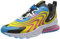 Nike Air Max 270 React Eng, Men's Running Shoe, Laser Blue White Anthracite Watermelon, 7.5 UK (42 EU)