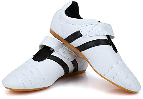 Demeras Taekwondo skor, Martial Arts sneakers, lätta sportskor för boxning, Karate Kung Fu Tai Chi, standard, 43 EU