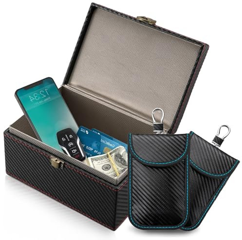 VBGURR 2 Stück Keyless Go Schutz Mit Autoschlüssel Box - Autoschlüssel Schutz