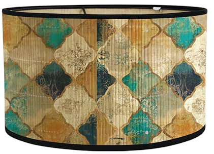 Sporgo Paralumi Lampade decorative da parete: paralume lampada a sospensione per lampada da terra, lampada da tavolo, paralume rustico, copertura della lampada in tessuto, grande paralume per