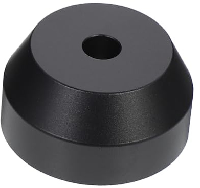 SHINEOFI Adaptateur Vinyle Tours Aluminium pour Platine Accessoire Stable et Précis pour Disque Vinyle Grand des Vibrations et Amélioration du
