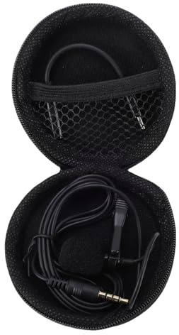 MENDUNER Enkelriktad Lavalier-mikrofon med Klämma |Trådbunden Lapel Mic för Livestreaming, Inspelning och Vloggning, Intelligent Brusreducering, Dynamiskt Stereoljud, 30Hz-15KHz, 47dB