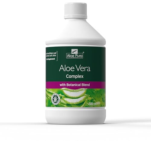 Optima Aloe Vera Complex Juice, Natural, Vegan, Cruelty Free, Food Supplement, 500 ml, Aloe Pura