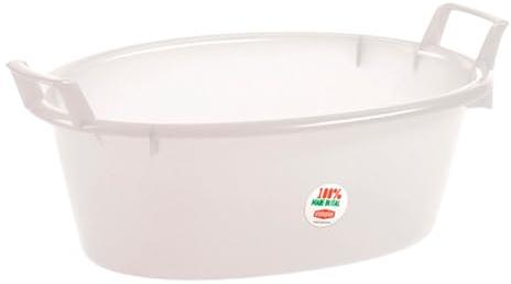 Stefanplast Ovale Schüssel, Polyethylen, Mehrfarbig, 50 cm