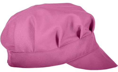 Siry Work Cappello Unisex Art. BIBI 100% Poliestere per Gelateria Bar Pasticceria Gastronomia Panificio Alimentari MADE IN ITALY (Fucsia - Regular)