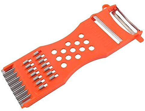 1 pz Cucina Multifunzione Frutta Verdura grattugia affettatrice pelapatate trituratore 6,7 Pollici di Lunghezza