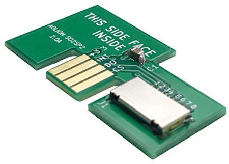 LICHIFIT Professionell Micro SD-kortadapter TF-kortläsare för spelkub SD2SP2 SDLoad SDL-adapter gRÖN