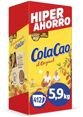 ColaCao Original, Cacao Soluble Natural sin Aditivos, Formato Ahorro XXL, 5,9 kg