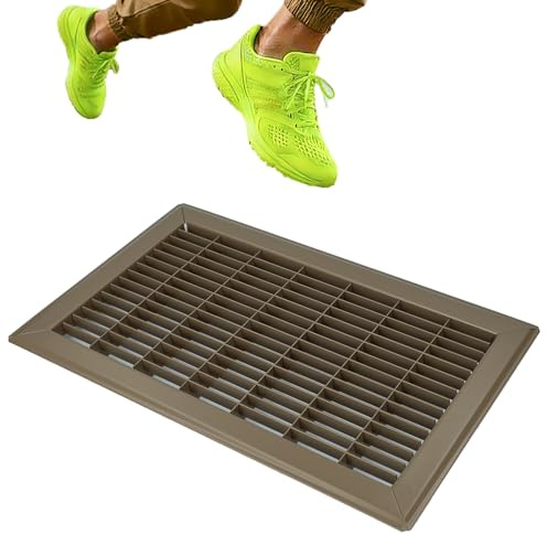 20x12 Floor Return Air Grille Fit 12x20” and 20x12” Duct Opening,Jumpable Floor Vent Cover Grille,Heavy Duty Floor Air Return Vent Cover Grill,Outer Dimensions: 21.75W X 13.75H
