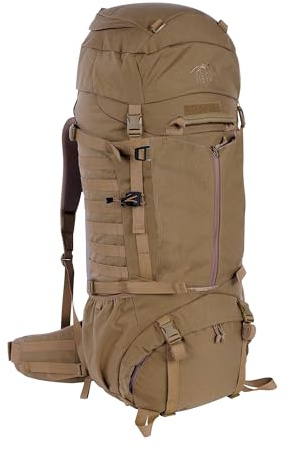 Tasmanian Tiger TT Pathfinder MKII 80 Liter Militär Outdoor Trekking-Rucksack mit Trinksystem-Vorbereitung, Molle-kompatibel (Coyote Brown)