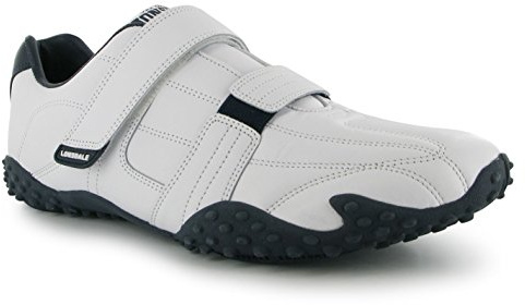Lonsdale Mens Fulham Trainers Casual Sneaker Velcro Fastening Sports Shoes White Size: 9.5