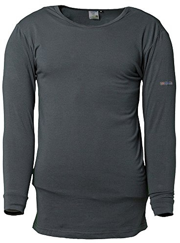Planam herrar Radiounderw Långärmad skjorta funktionella underkläder 190 storlek XL i grått (1-pack)