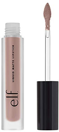 e.l.f. Liquid Matte Lipstick, Enriched with Vitamin E, Tea Rose, 3ml