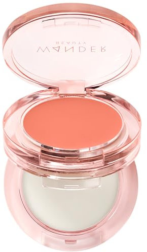 Wander Beauty Double Date Lip and Cheek - Suite Talker/Swipe - 4-in-1 Cream Blush & Lip Tint - Blush, Lip Moisturizer, Lip Balm, & Eye Gloss - Multitasking Eye, Cheek, and Lip Makeup With Green Tea