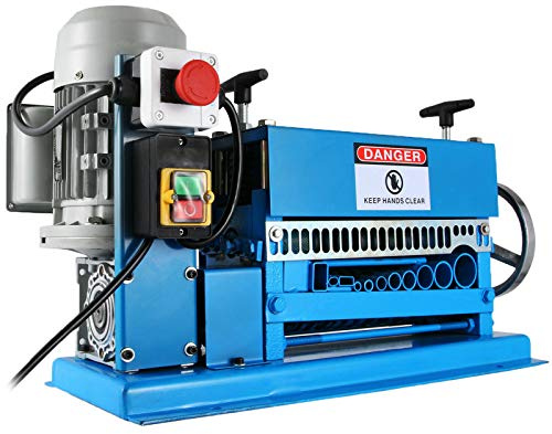 VEVOR Wire Stripping Machine 0.06-1.5 inch,Wire Stripper Machine 11 Channels 10 Blades, Automatic Wire Stripping Tool with Manual Hand Cranked Industrial for Recycling Copper Wire Stripper