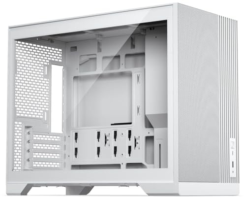 Phanteks XT M3 Mini-Tower PC-Gehäuse Weiß – Kompaktes Micro-ATX Case mit Tempered Glass, Unterstützung für 360-mm-Radiator & 430-mm-Grafikkarten – Ohne Lüfter