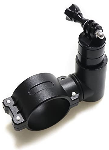 sukemichi for GoPro Mount Compatible with UTV ATV for 1.75-2 inches Roll Cage and Bars, Aluminum 360 Rotation Camera Stand Car Mount Holder for Sports Camera Max Hero 9, 8/7/6/5, etc