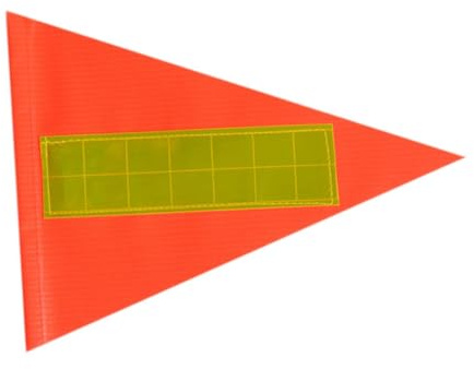 rockible Drapeau de vélo, Drapeau d'avertissement, Fanion de vélo, Drapeau d'avertissement pour randonnée, Camping, Tente en Plein air, équitation, réfléchissant