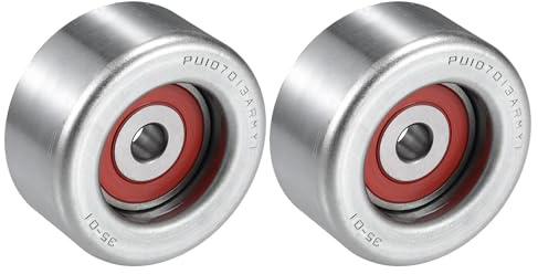uxcell 2pcs Idler Pulley for Lexus ES350 GS350 GS450h IS350 RX350 2007-2021 for Toyota 4Runner Camry Tacoma RAV4 Tundra Highlander Sienna 2003-2021 Drive Belt Idler Pulley No.16604-31020