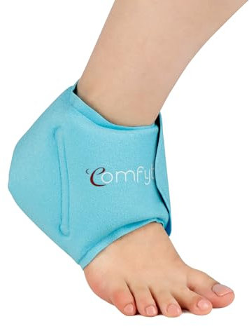 Comfytemp Manchon rafraîchissant pour pied et cheville (1 pièce) - Bandage rafraîchissant pour cheville, soulagement de la douleur, compresses froides et chaudes - Réutilisables - Tendon d'Achille