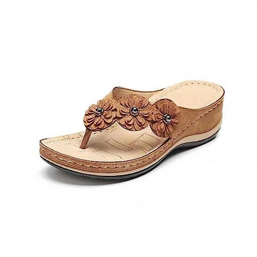 Generico Infradito Donna Estive Doccia Antiscivolo Piatti Infradito Casual Estivi Flip Flop Piscina Eleganti Aperte Sandali Moda Flatform Ciabatte Spiaggia Da Casa Zeppa Pantofole Comode Slippers