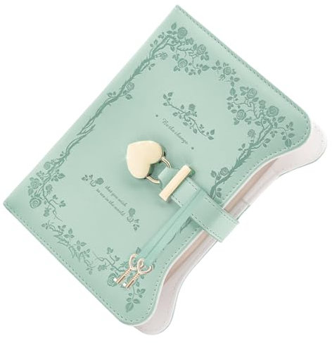 Journal With Lock, PU Leather Personal Diary Notebook | Chic B6 PU Leather Personal Notebook with Lock and Key, Secret Diary for Women Girls with Calendar Planner and Secure Memo Organizer Design