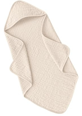 Toalla de playa para niños pequeños, capa de color sólido, tela transpirable, con capucha, para baño, diversión al aire libre, algodón para niños