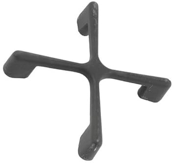 Electrolux Supporto per pentola in ghisa Nero 832g con Piedini in Gomma per Piano Cottura a Gas