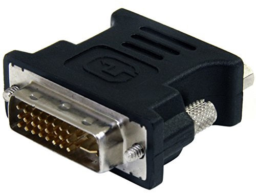 StarTech.com Adattatore DVI a VGA, Convertitore cavo DVI a VGA, Maschio / Femmina, M/F, colore Nero