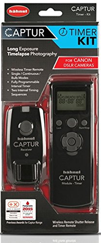 Hähnel - Captur Timer Kit Canon - Two Timing Sequences - AA Battery Powered - Additional receivers available to fire multiple DSLR’s - Larger easy to read LCD
