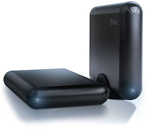 FANTEC 1973 DB-ALU31 Externes Festplattengehäuse (für den Einbau einer 3,5 Zoll und,2,5 Zoll SATA SATA I/II/III HDDs und SSDs Festplatte. Mit USB 3.1 Typ-C SUPERSPEED+ 10G Anschluss, schwarz