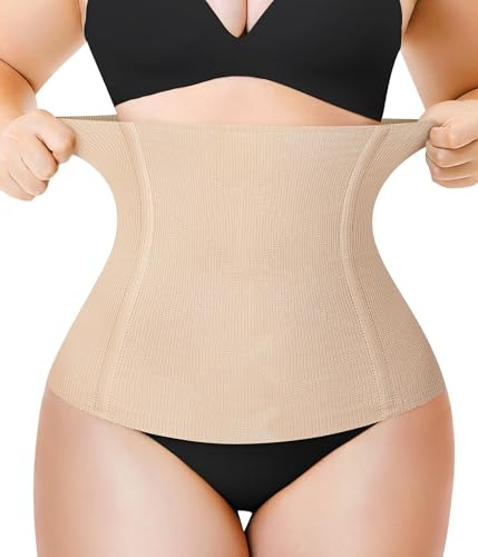 Junlan Gaine Amincissante Invisible Ventre Plat Ceinture Abdominale Gainante Femme Apres Accouchement Post Partum