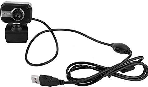 Vbest life USB-webbkamera, 12 megapixel HD USB-kamera livestreaming med inbyggd mikrofon 360° rotation och 30° vertikal justering, stödjer skrivbords- och skärmklämma fäste för bärbar dator
