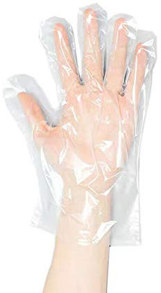 NOVAGO Gants plastiques transparents et jetables (100)