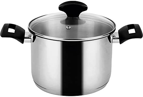 Fagor 78605 Olla Alaia + Tapa Acero Inoxidable, Multicolor, D 18 cm